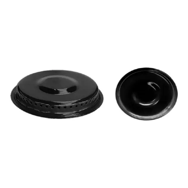 Armada base y tapa quemador ultra rápido esmalte Abba